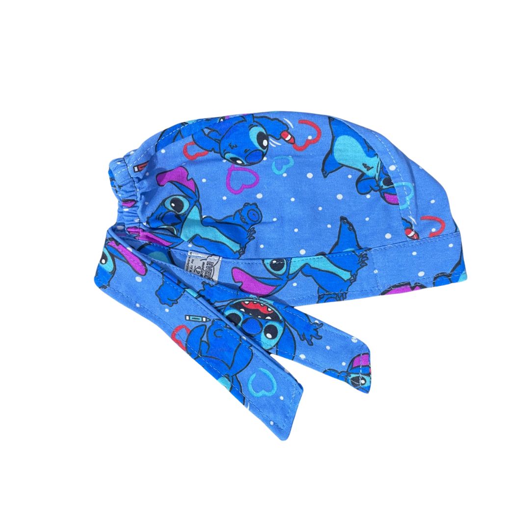 Gorro Quirúrgico - Estampado Stitch - Antifluido
