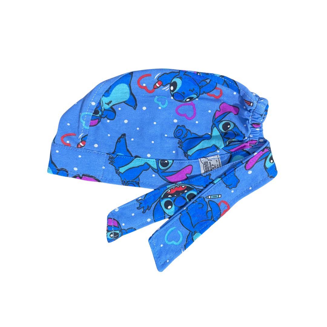 Gorro Quirúrgico - Estampado Stitch - Antifluido