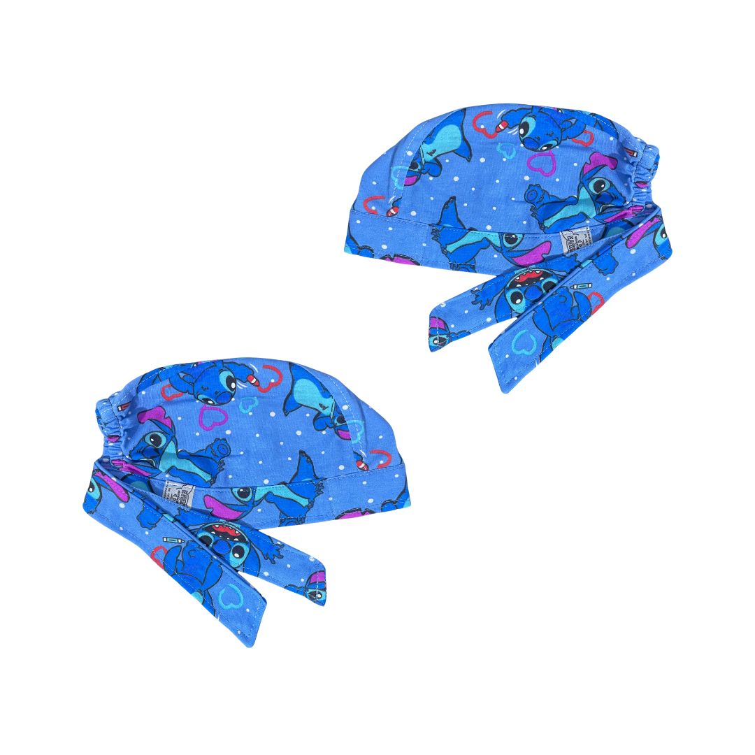 Gorro Quirúrgico - Estampado Stitch - Antifluido