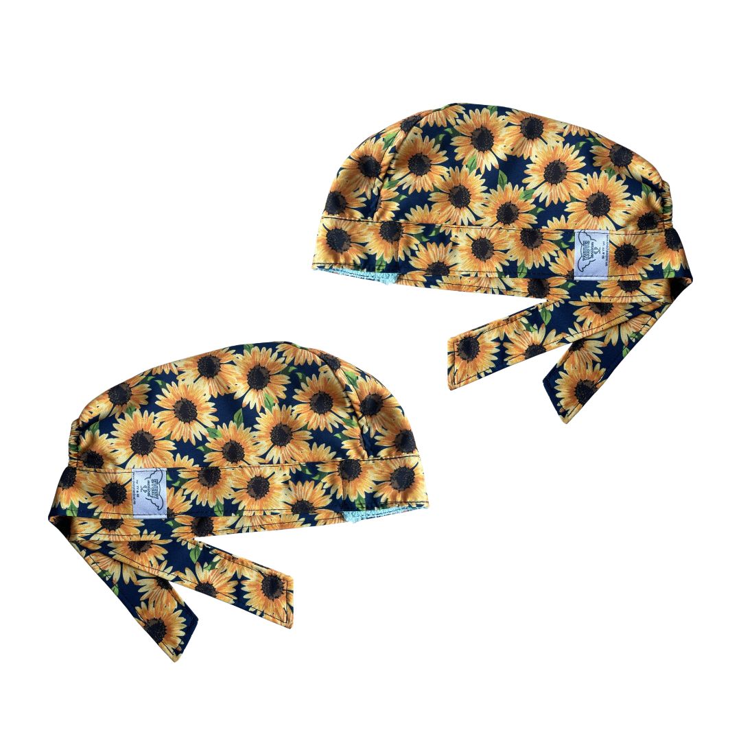 Gorro Medico Quirúrgico - Flores Girasol