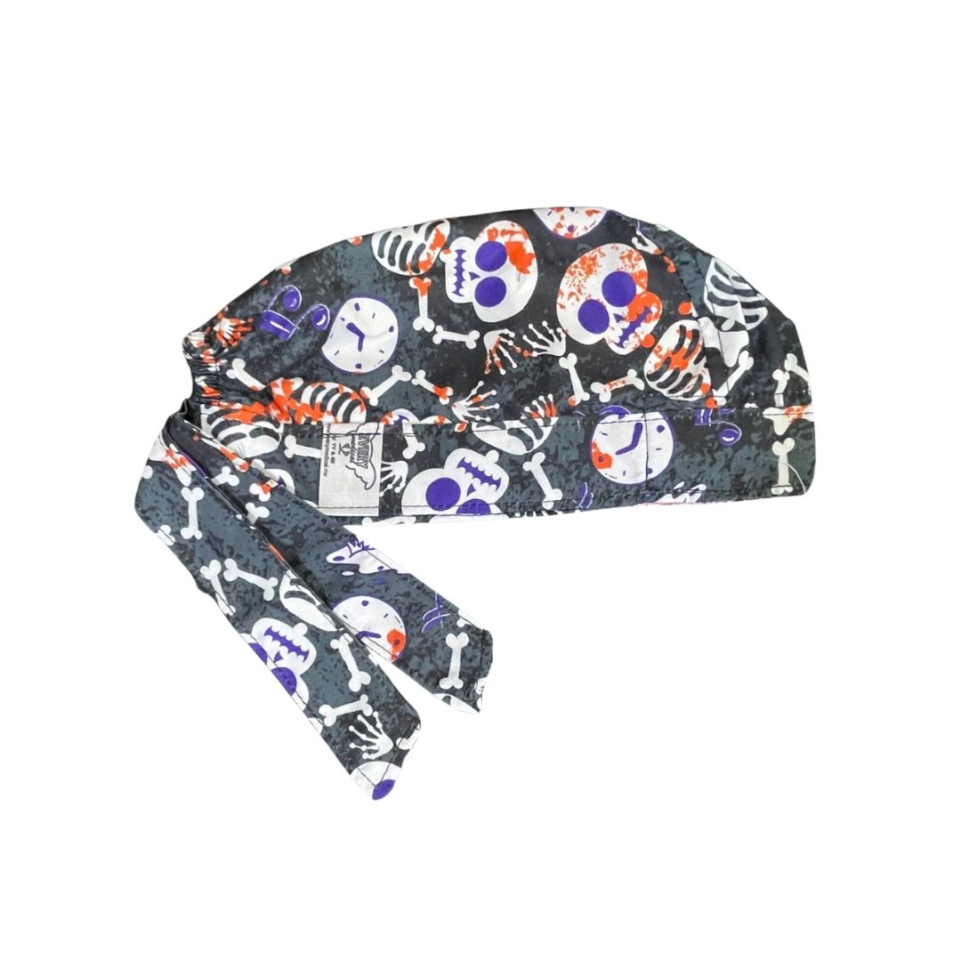 Gorro Medico Quirúrgico - Día De Muertos - Personajes De Terror - Halloween - Negro 6