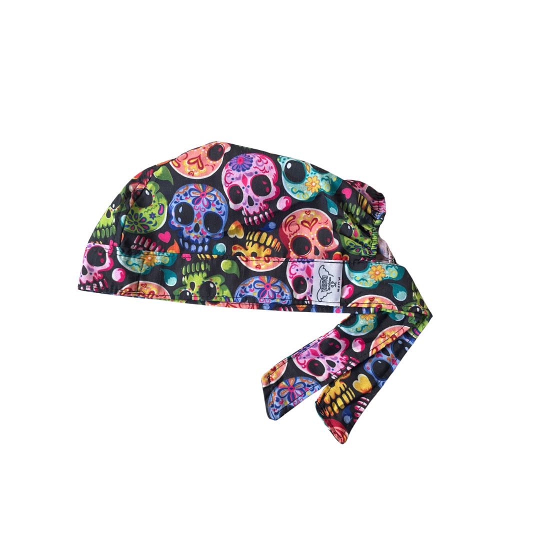 Gorro Medico Quirúrgico - Dia De Muertos - Calacas Esqueleto