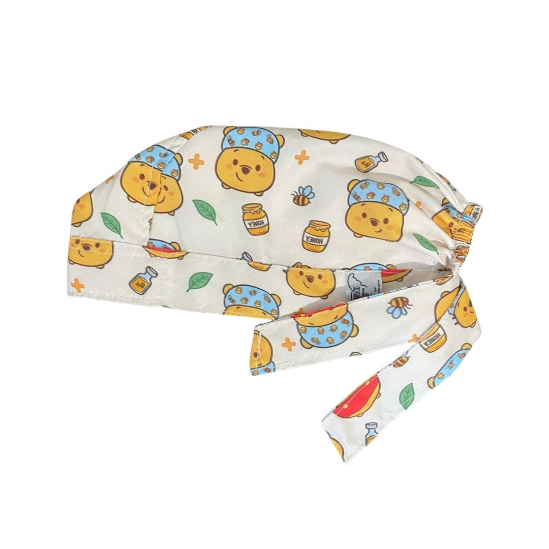 Gorro Medico Quirúrgico - Winnie Pooh - Enfermeria Hospital - Amarillo