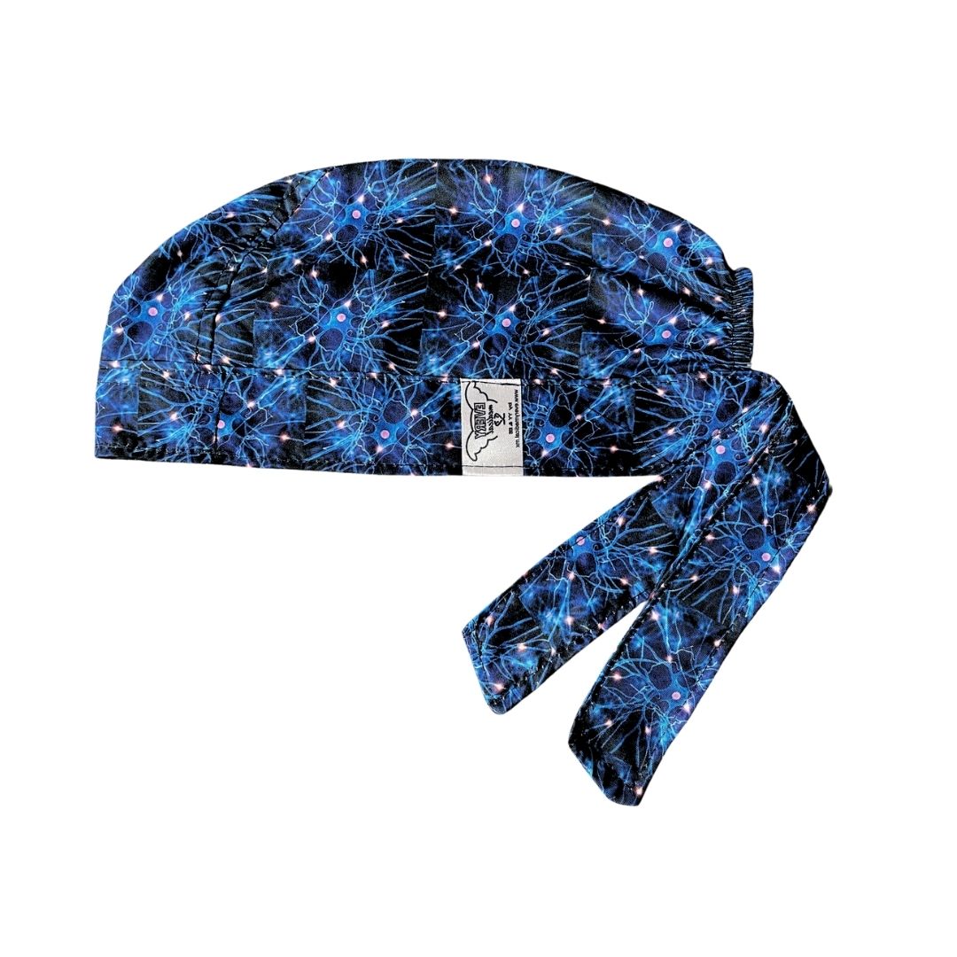 Gorro Quirúrgico Medico - Conexiones - Neuronas - Negro