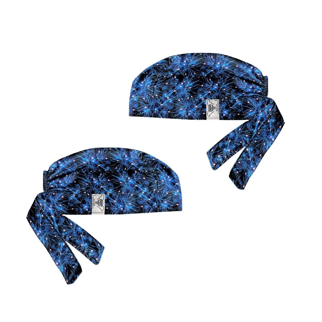 Gorro Quirúrgico Medico - Conexiones - Neuronas - Negro