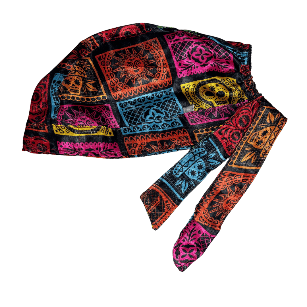 Gorro Quirúrgico - Unisex - Estampado - Dia De Muertos - Papel picado