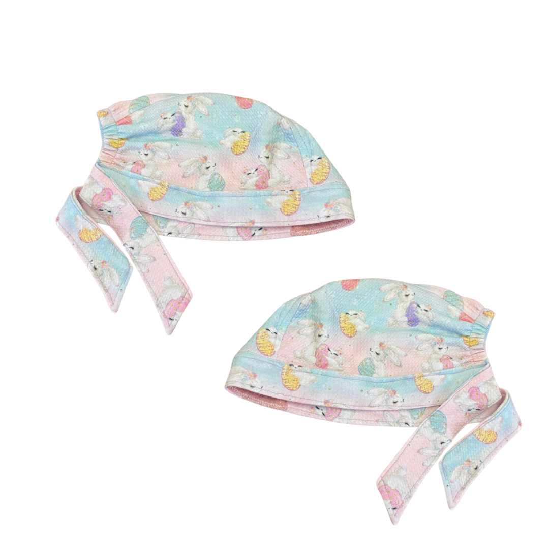 Gorro Medico Quirúrgico - Algodón - Conejo De Pascua - Enfermería - Salud