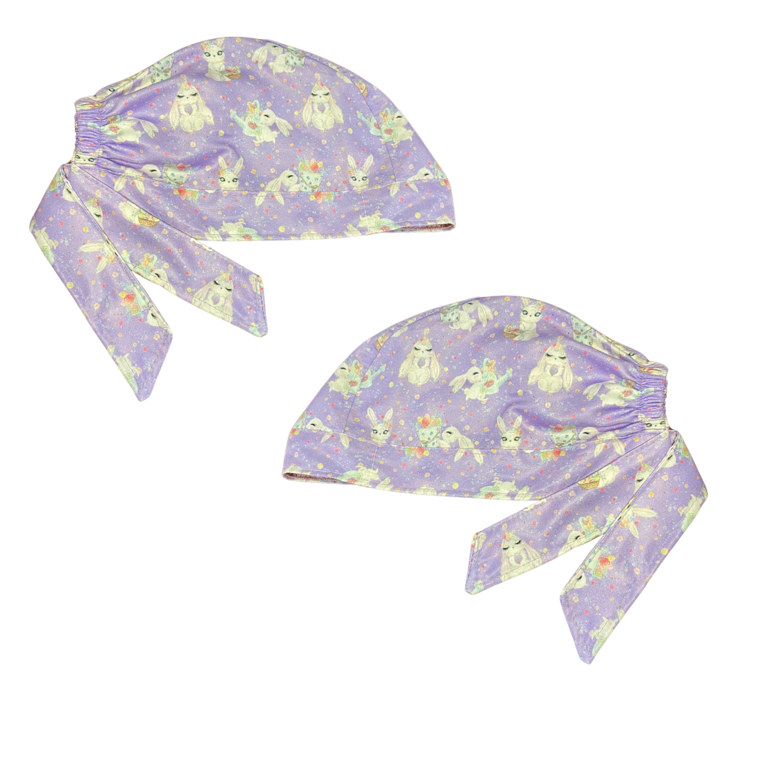 Gorro Medico Quirúrgico - Conejo De Pascua - Enfermera - Salud