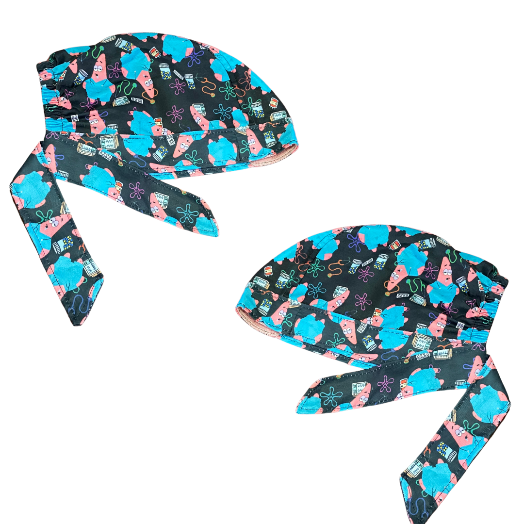 Gorro Quirúrgico Antifluido - Patricio Enfermero - Bob Esponja