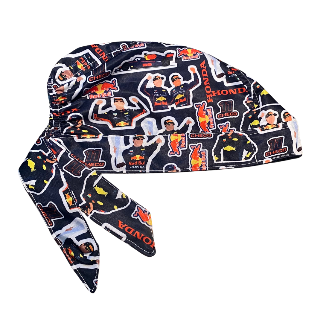 Gorro Medico Quirúrgico F1 Sergio Checo Perez Red Bull Salud