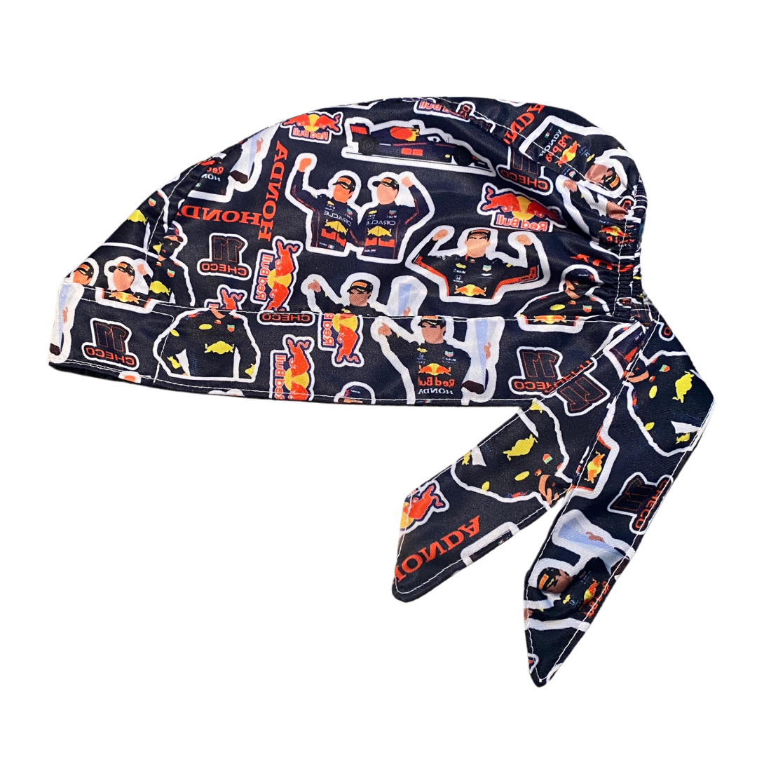 Gorro Medico Quirúrgico F1 Sergio Checo Perez Red Bull Salud