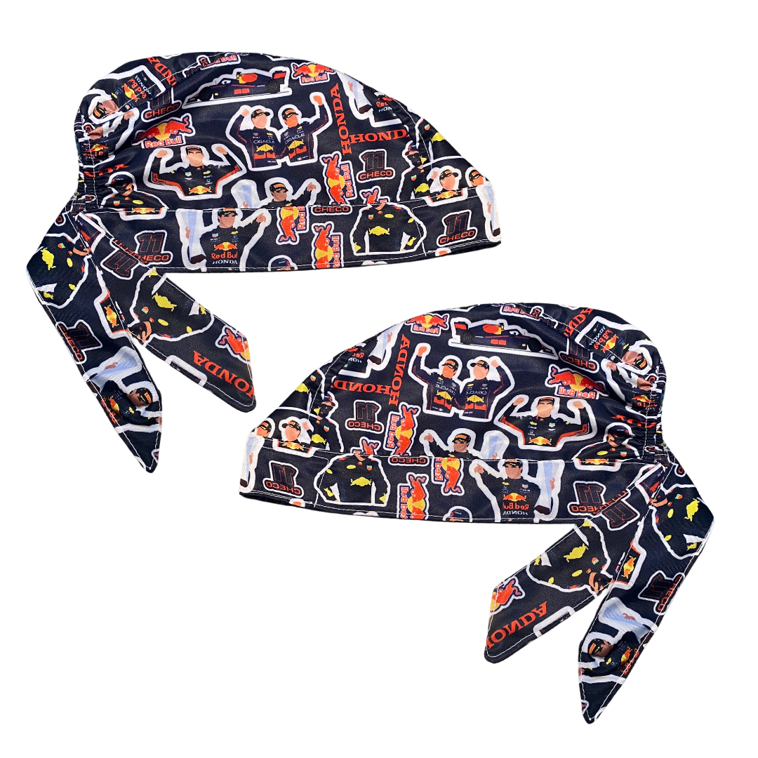 Gorro Medico Quirúrgico F1 Sergio Checo Perez Red Bull Salud