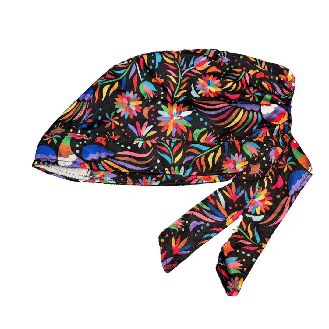Gorro Medico Quirúrgico Tipo Bordado Mexicano Antifluidos