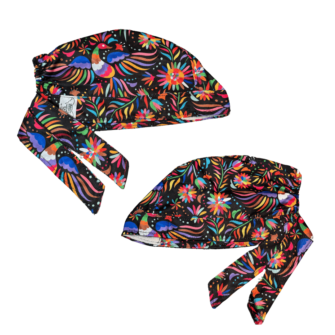 Gorro Medico Quirúrgico Tipo Bordado Mexicano Antifluidos