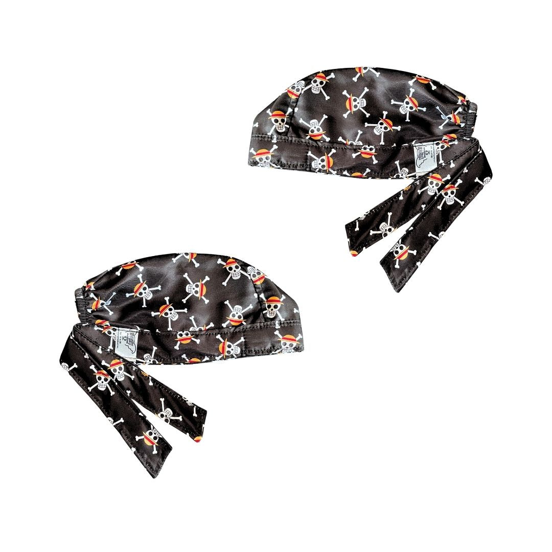 Gorro Medico Quirúrgico - One Piece Luffy - Negro