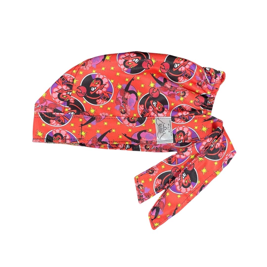 Gorro Medico Quirúrgico - Mojo Jojo - Las Chicas Super Poderosas - Rojo 2