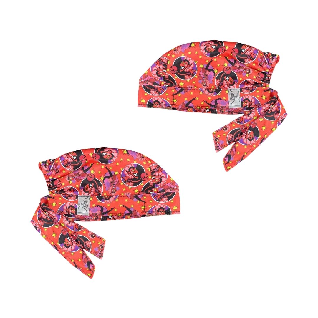 Gorro Medico Quirúrgico - Mojo Jojo - Las Chicas Super Poderosas - Rojo 2