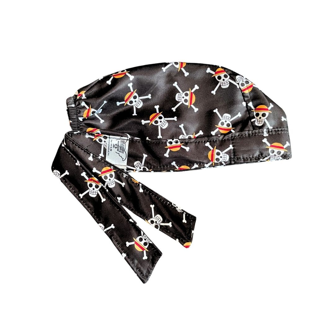 Gorro Medico Quirúrgico - One Piece Luffy - Negro
