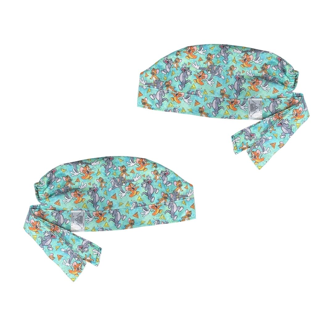 Gorro Medico Quirúrgico - Tom Y Jerry - Gato Y Ratón