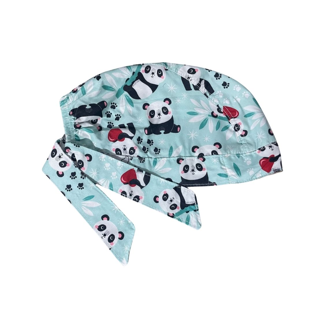 Gorro Medico Quirúrgico - Panda - Enfermería Hospital - Negro