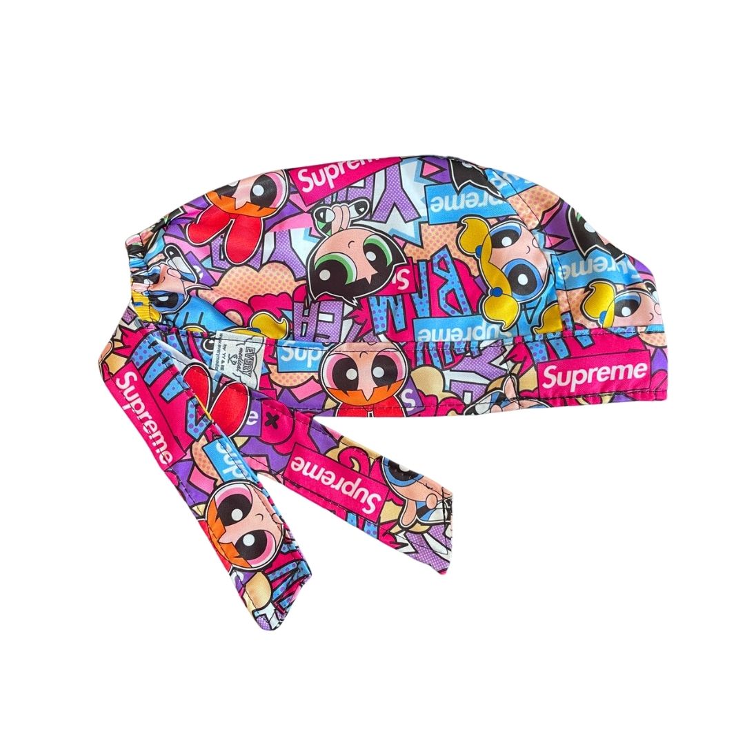Gorro Medico Quirúrgico - Las Chicas Super Poderosas - Rosa Claro