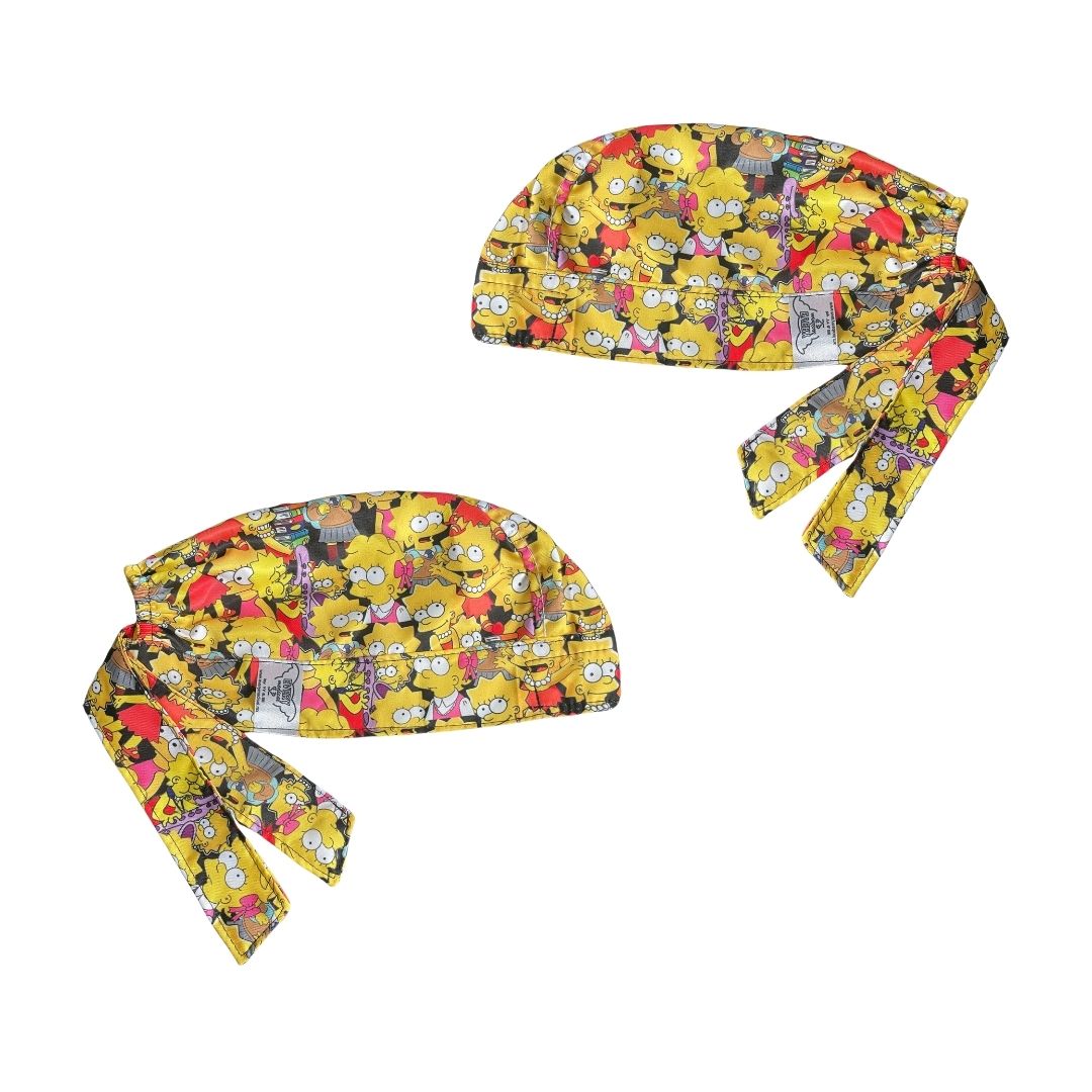 Gorro Quirúrgico - Lisa The Simpsons - Amarillo 2