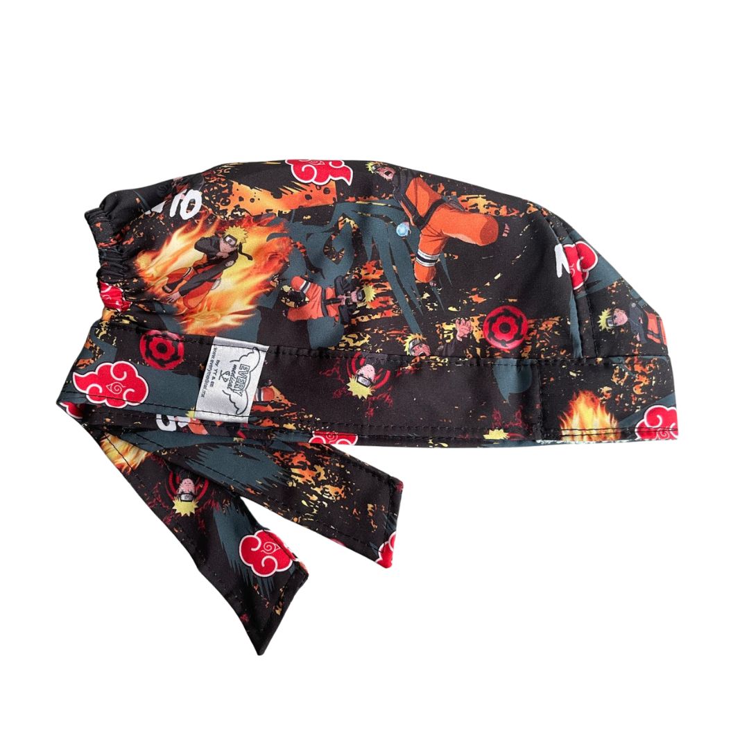 Gorro Quirúrgico - Naruto - Comics - Negro