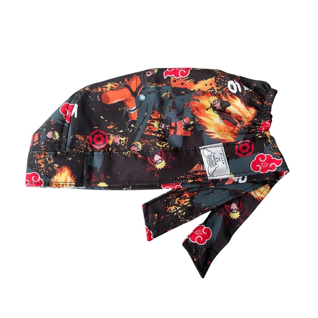 Gorro Quirúrgico - Naruto - Comics - Negro