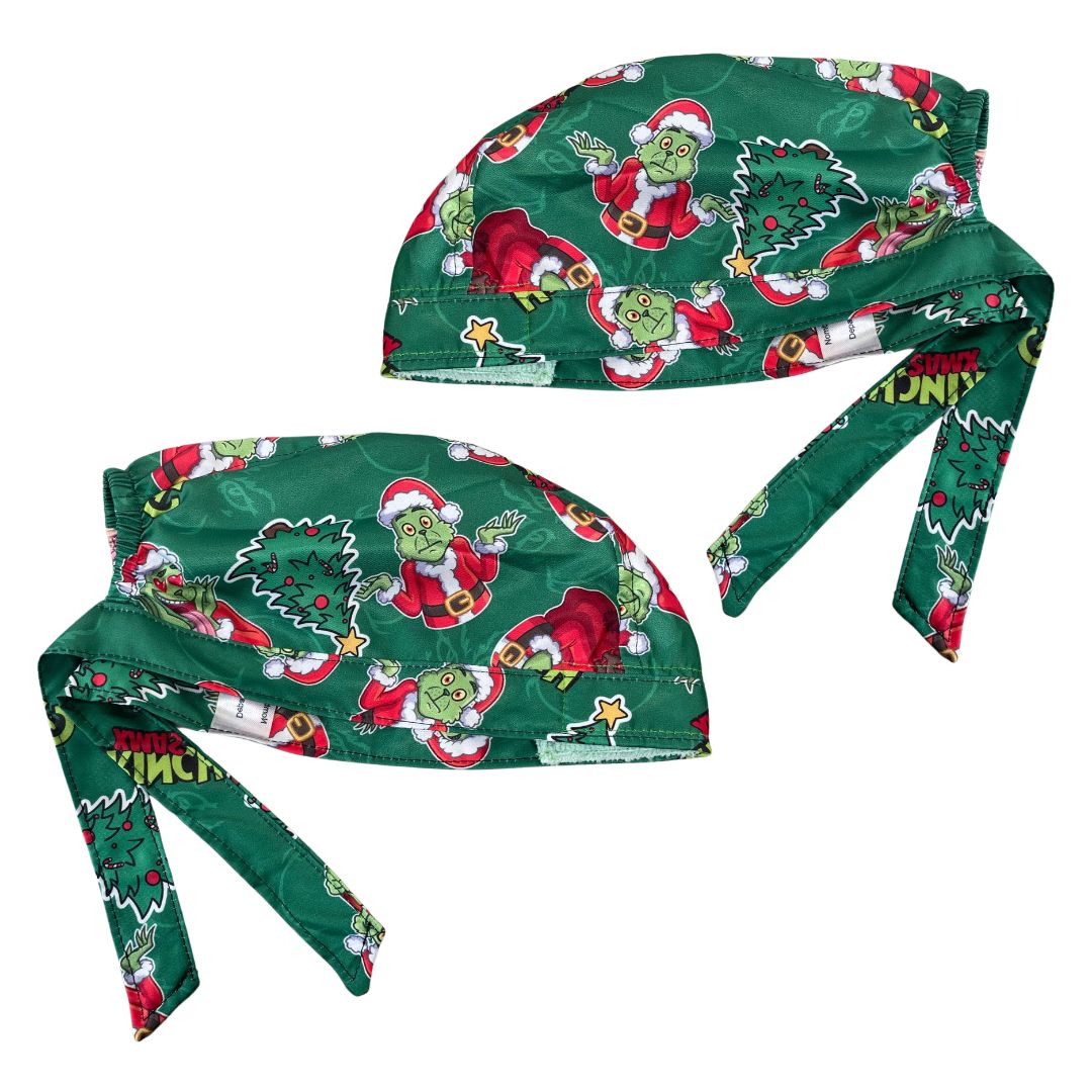 Gorro Quirúrgico - The Grinch - Navidad - Verde Claro