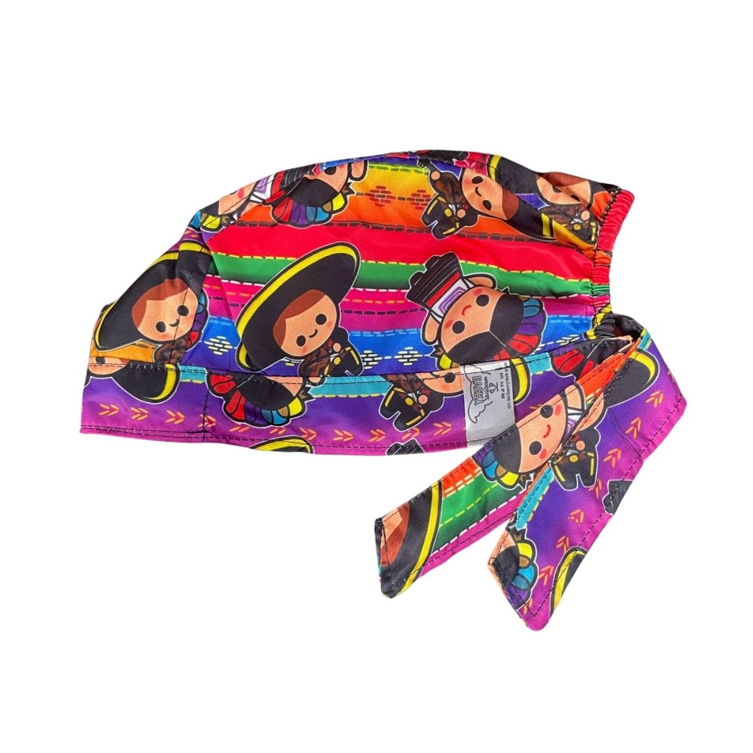 Gorro Medico Quirúrgico - Muñeca Mexicana Lele - Mariachi - Colores