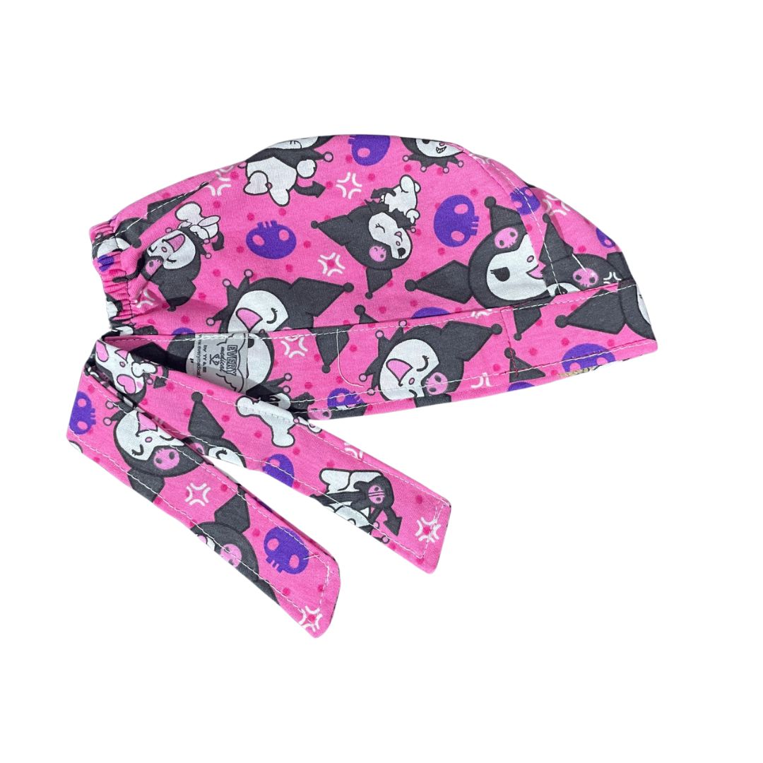 Gorro Medico Quirúrgico - Hello Kitty - Kuromi - Rosa Chicle