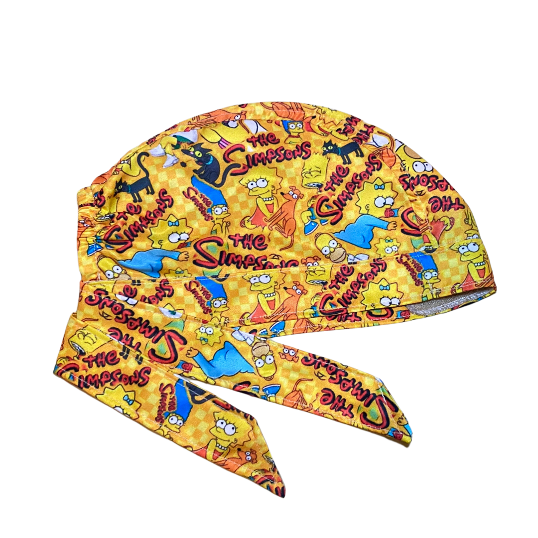 Gorro Quirúrgico Estampado Homero En Vestido, The Simpsons