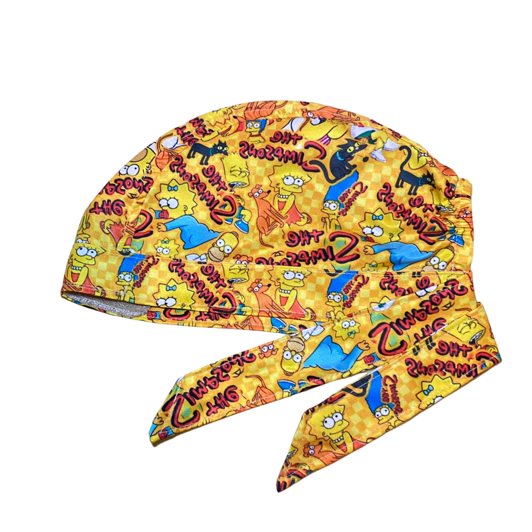 Gorro Quirúrgico Estampado Homero En Vestido, The Simpsons