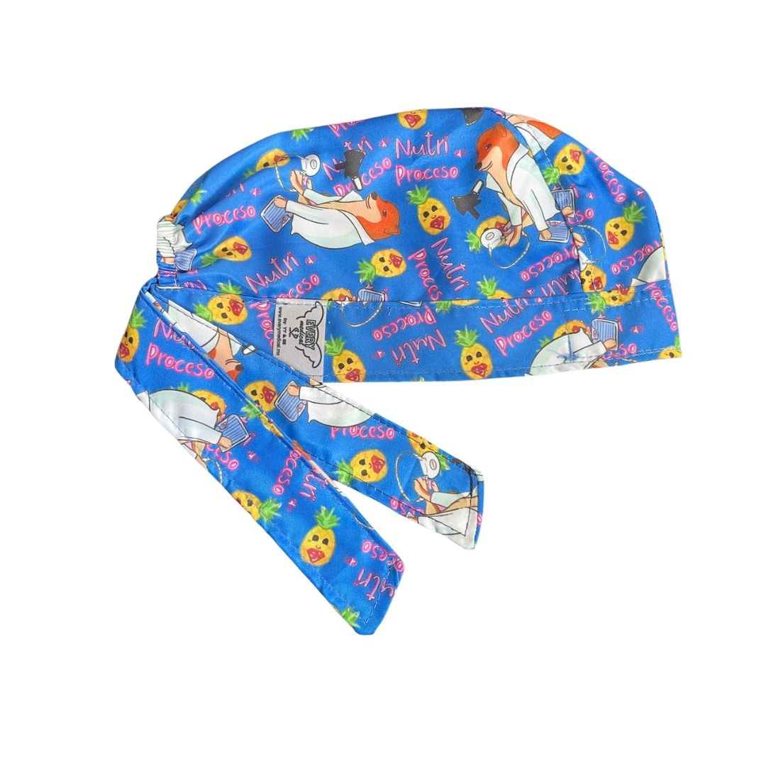 Gorro Medico Quirúrgico - Flork Meme - Enfermeria Hospital - Azul