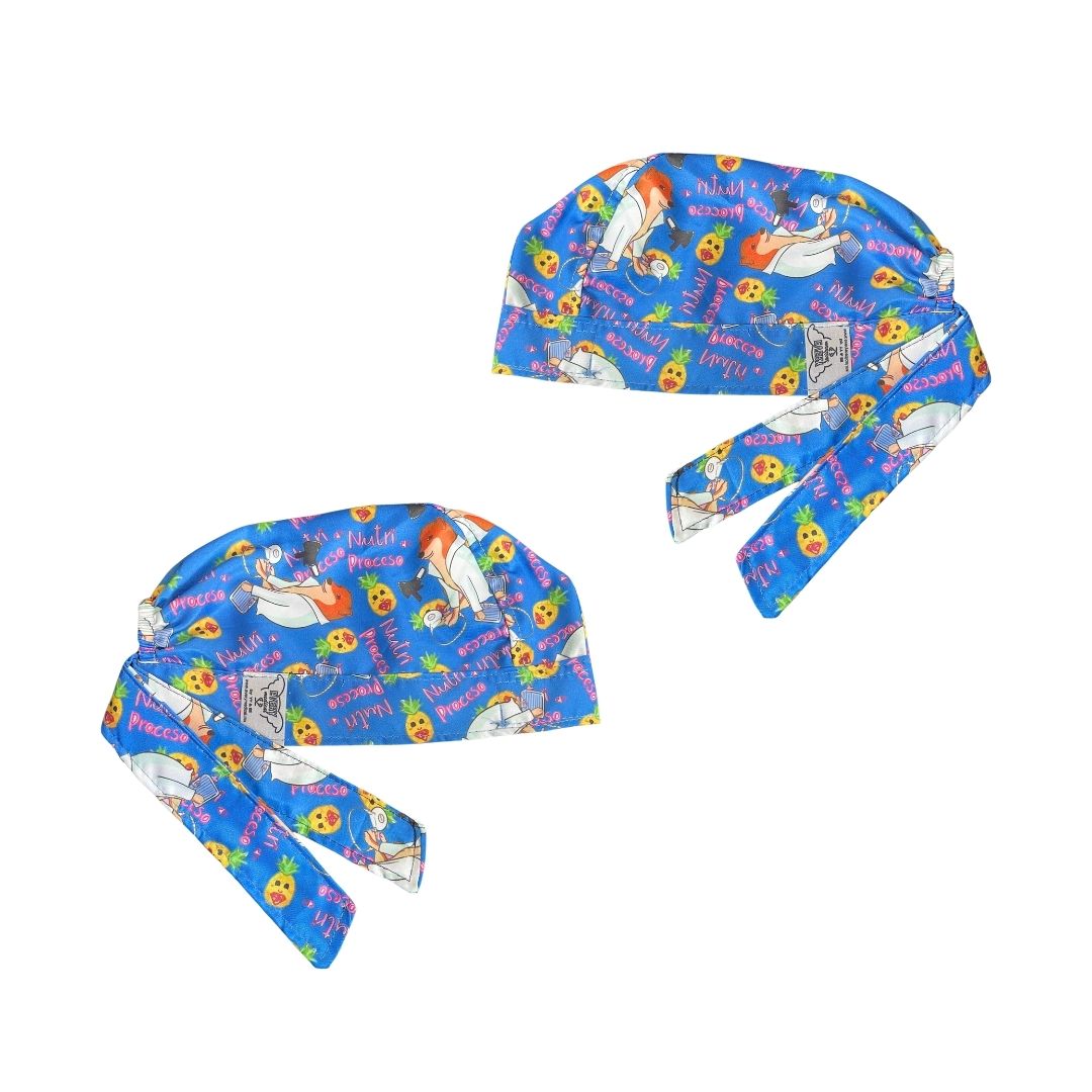 Gorro Medico Quirúrgico - Flork Meme - Enfermeria Hospital - Azul