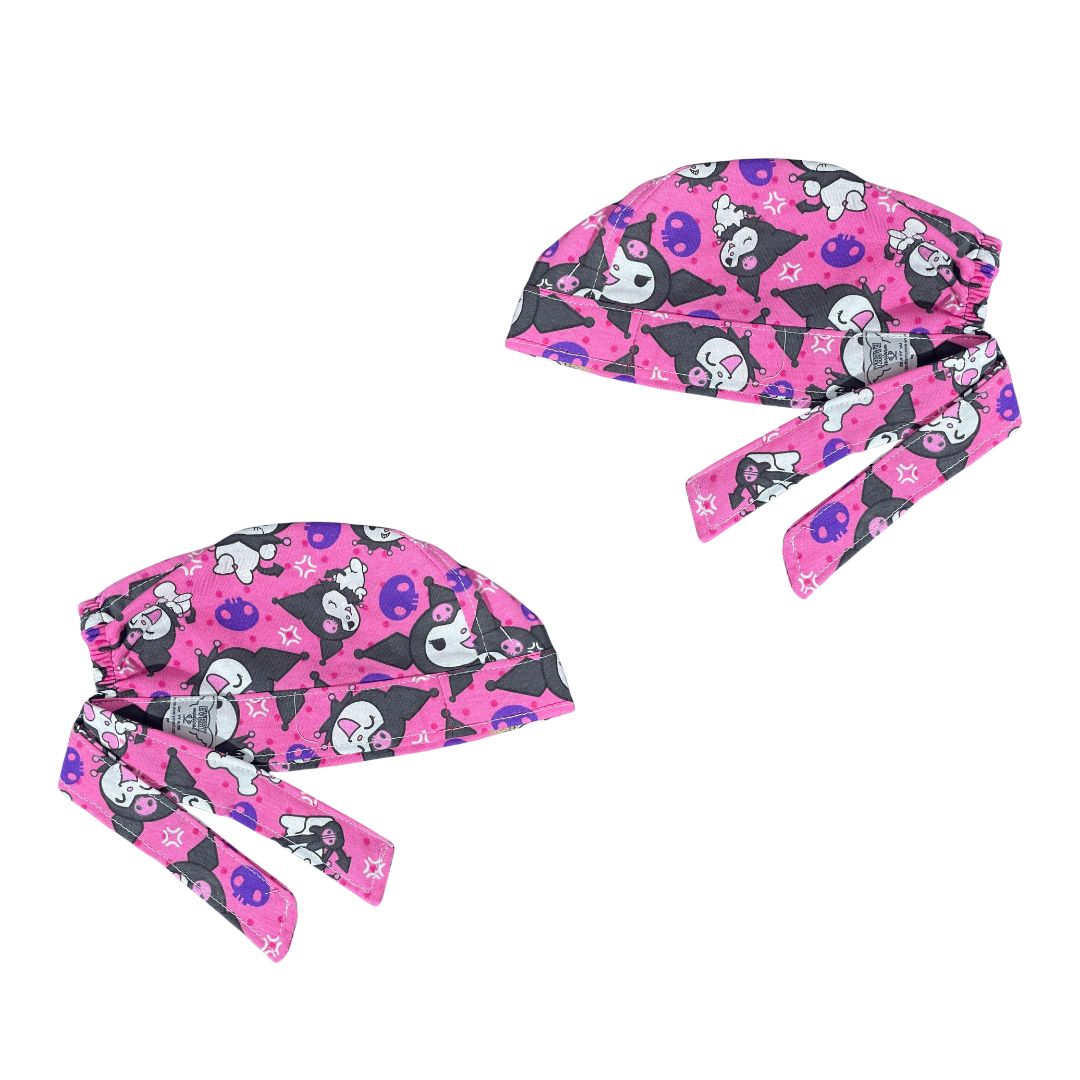 Gorro Medico Quirúrgico - Hello Kitty - Kuromi - Rosa Chicle
