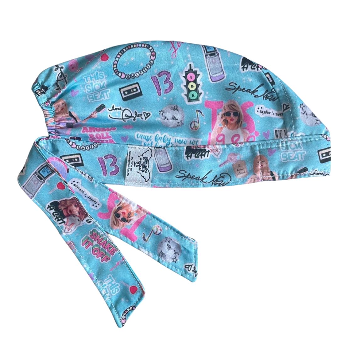 Gorro Quirúrgico - Taylor Swift - Celeste