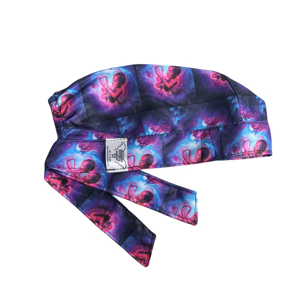 Gorro Quirúrgico Estampado - Utero - Morado