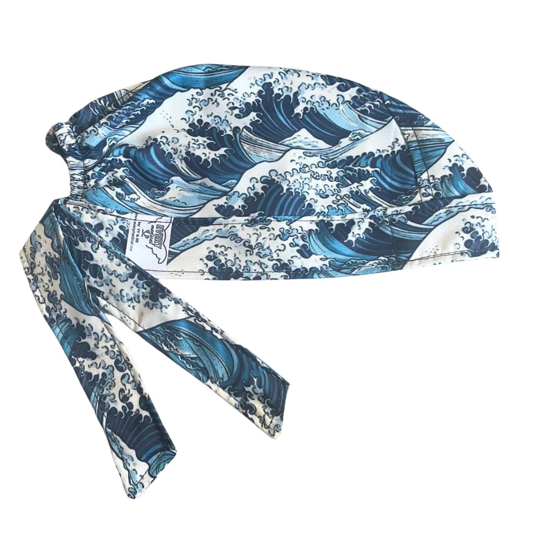 Gorro Quirúrgico - Pinturas de Arte - Botticelli Van Gogh - Kanagawa