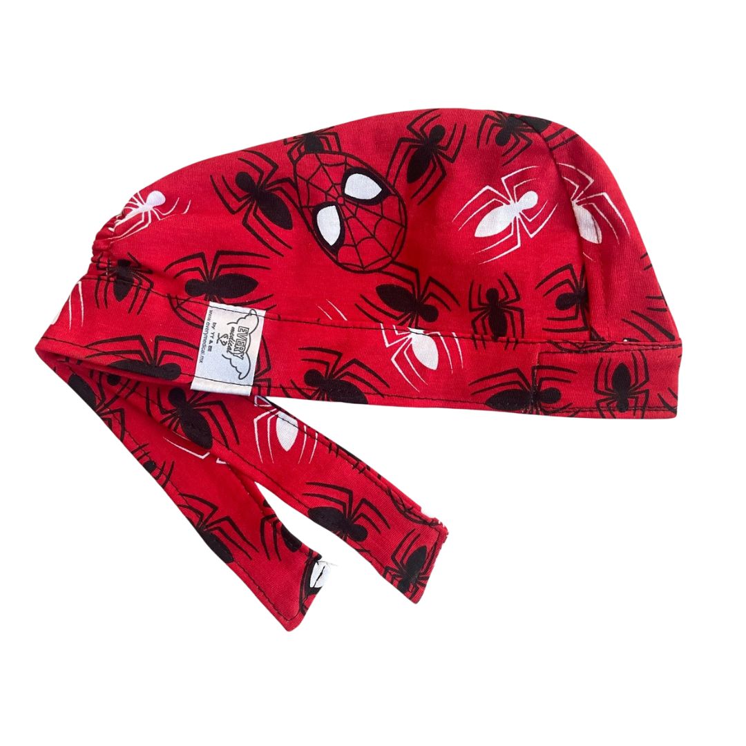 Gorro Quirúrgico - Estampado- Spiderman - Rojo 2