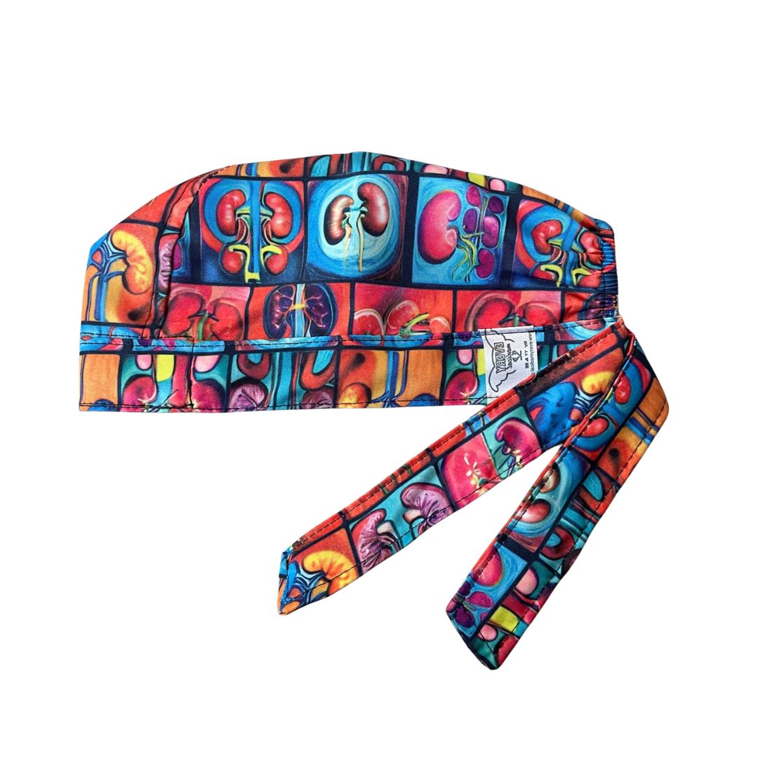 Gorro Medico Quirúrgico - Estampado - Riñon - Nefrologia