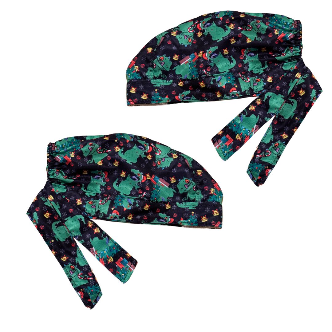 Gorro Quirúrgico Medico - Rugrats - Reptar - Navidad