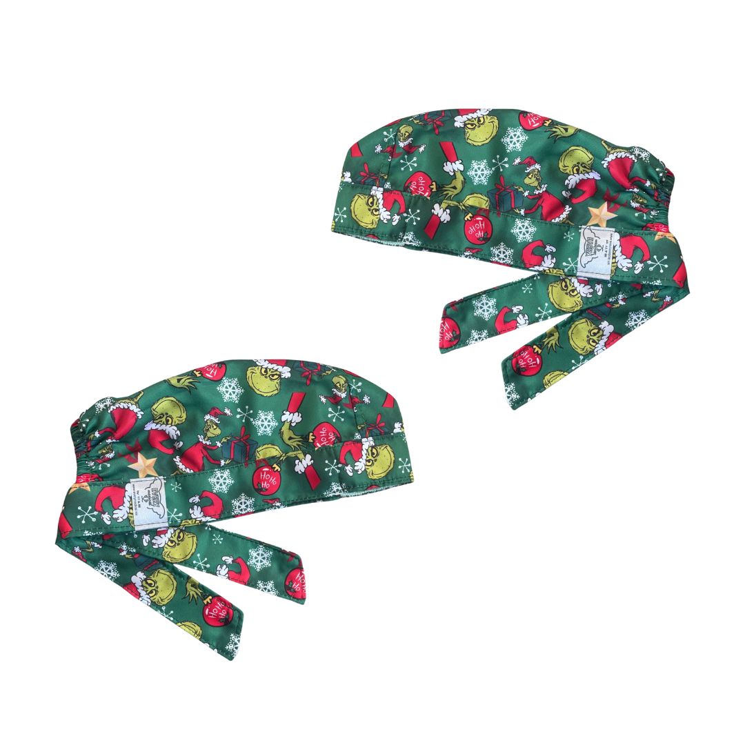 Gorro Quirúrgico - The Grinch - Navidad - Verde