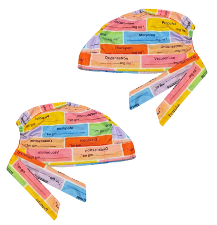 Gorro Quirúrgico -Anestesiología - Negro