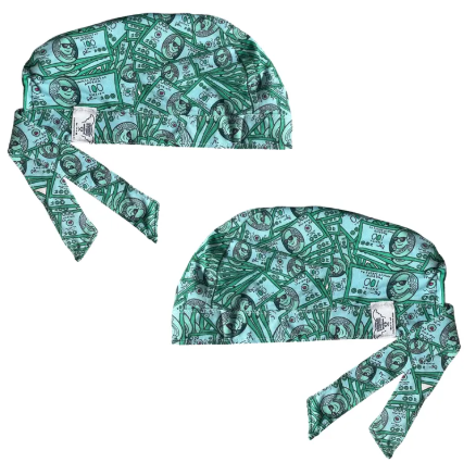 Gorro Medico Quirúrgico - Dollar - Billete - Monopoly - Verde