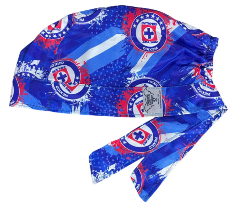 Gorro Medico Quirúrgico - Futbol - Cruz Azul
