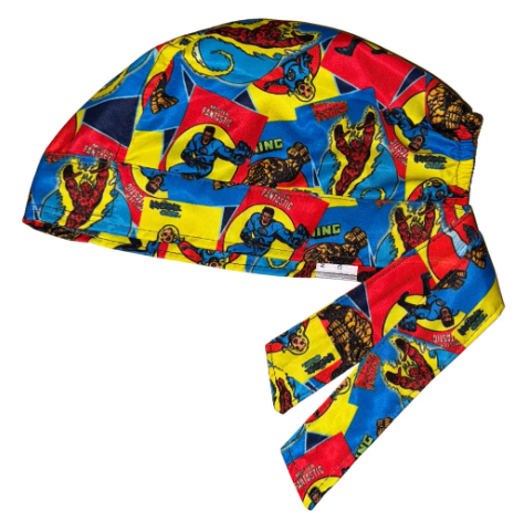 Gorro Medico Quirúrgico - Los Cuatro Fantasticos - Colores