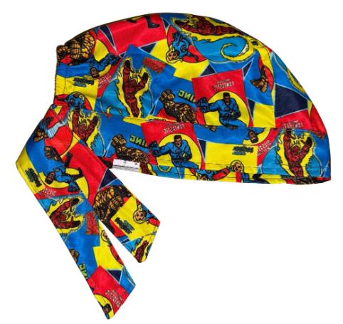Gorro Medico Quirúrgico - Los Cuatro Fantasticos - Colores