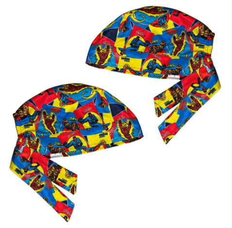 Gorro Medico Quirúrgico - Los Cuatro Fantasticos - Colores