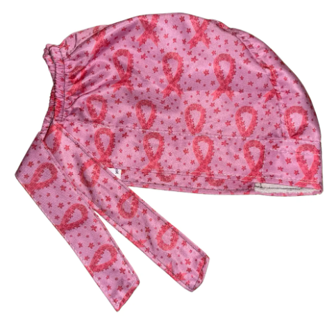 Gorro Medico Quirúrgico - Lucha Contra El Cancer De Mama 2 - Rosa